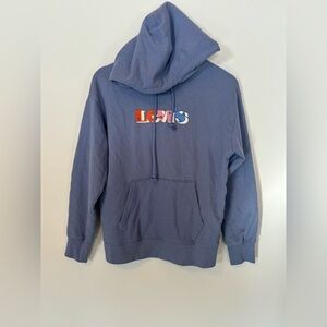 Levi's- Blue Flower accent logo Hoodie